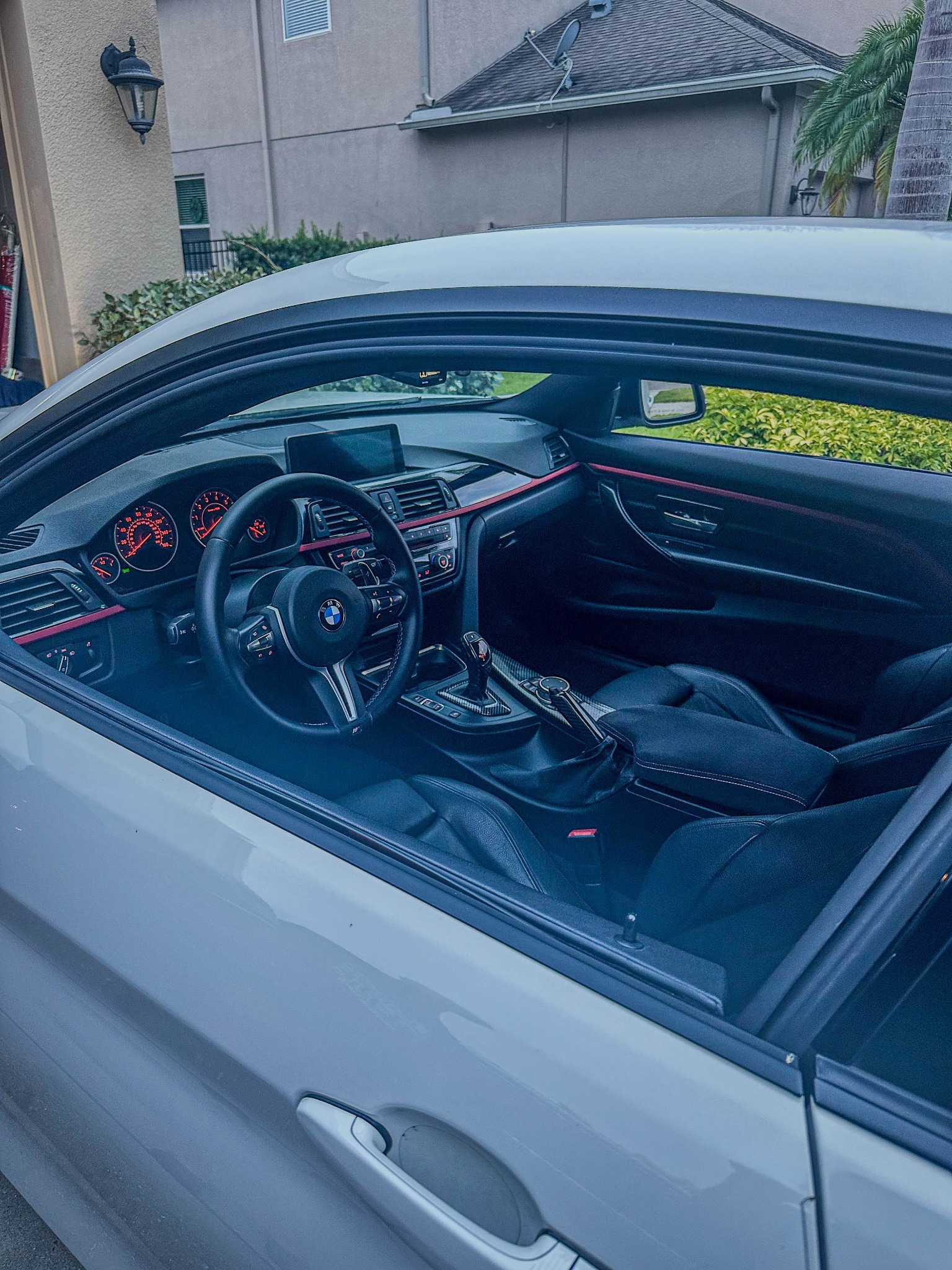 Clean BMW interior